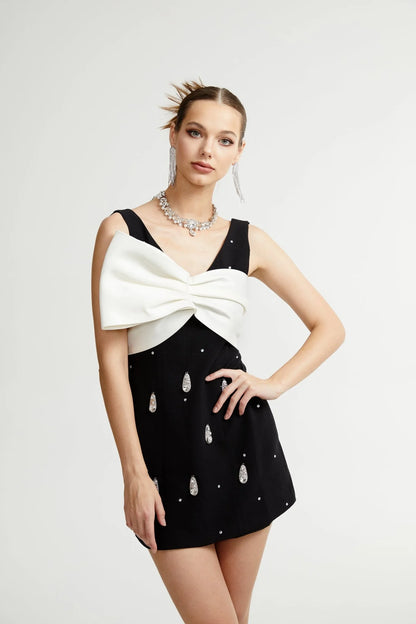 Selene Bow Vest Dress