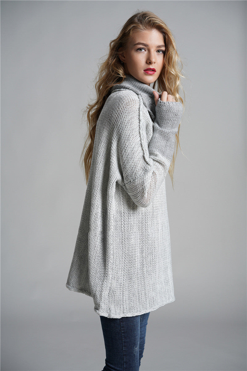 Fashion Women's Long-sleeved Turtleneck Sweater New In