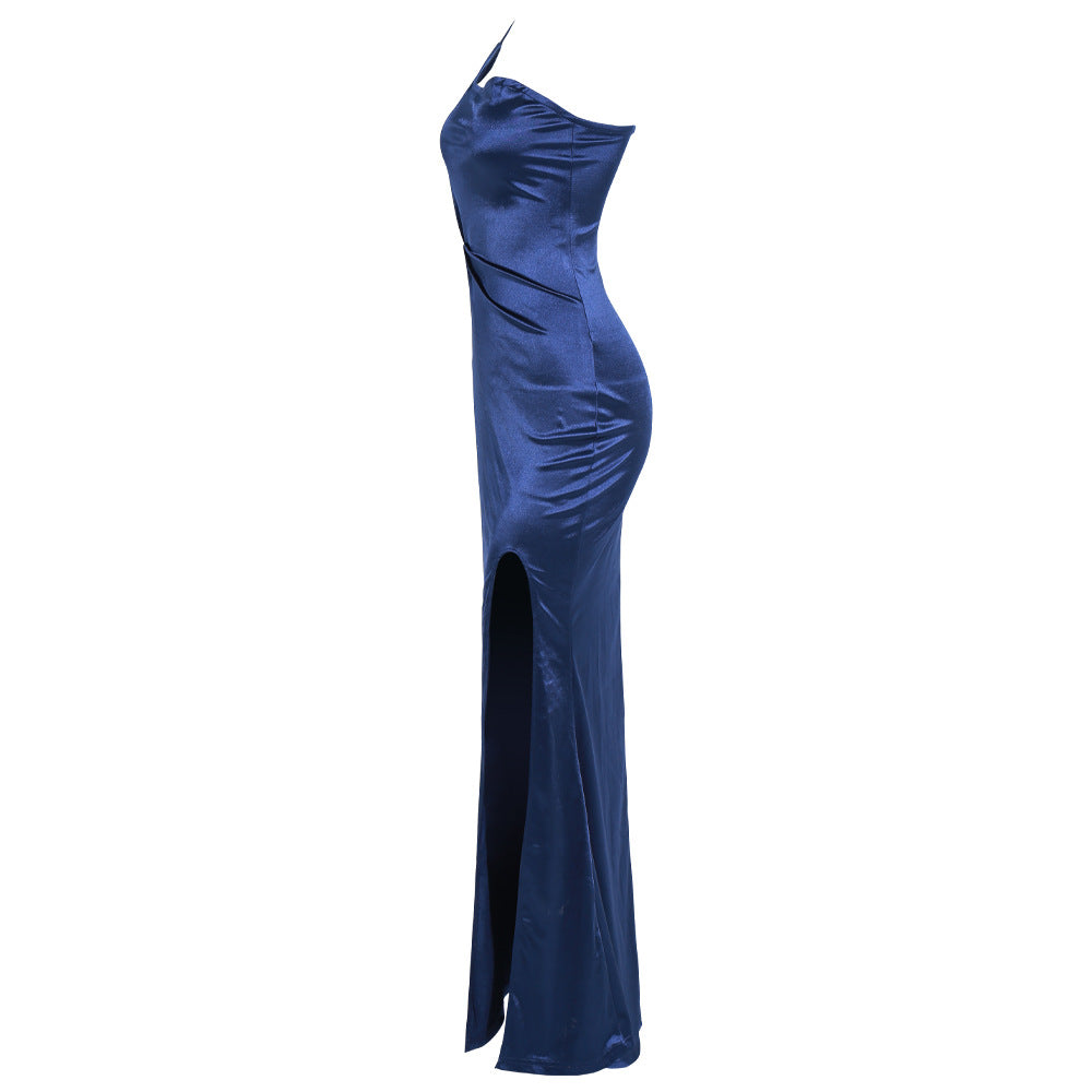 Ladies long dress with slits Aclosy