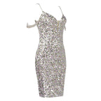 Alika Sequin Mini Dress aclosy