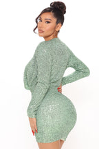 Mini Swing Collar Dress-Party aclosy