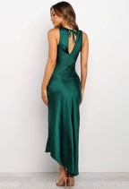 Spring and summer backless long skirt Aclosy