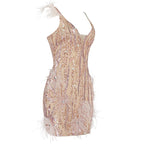 Kevola Pink Mini Dress aclosy