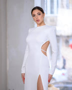 Guest High Split Long Dress aclosy