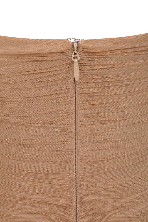 Carysa split mesh with suspenders dress aclosy