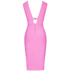 Lemily Cutout Bandage Dress aclosy