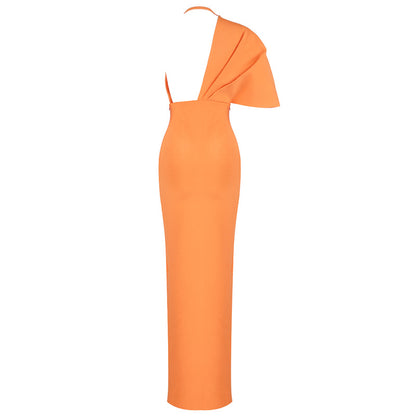 Sexy Deep V-neck Single Slim Bandage Dress aclosy