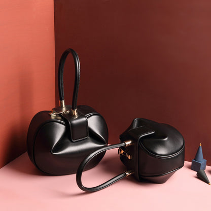 Leather handbags fashion dumplings handbag Aclosy