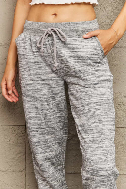 Ninexis Full Size Tie Waist Long Sweatpants Trendsi