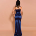 Ladies long dress with slits Aclosy