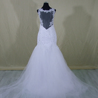 Lace Mermaid Wedding Dress aclosy