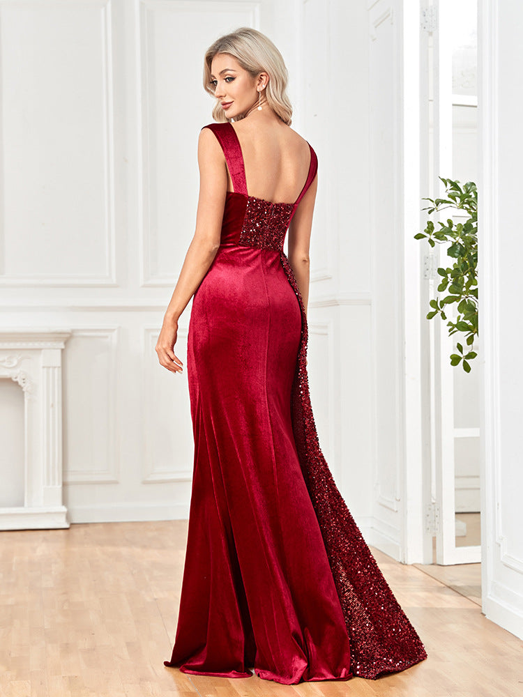 Stylish Sleeveless Sexy Backless Dress aclosy