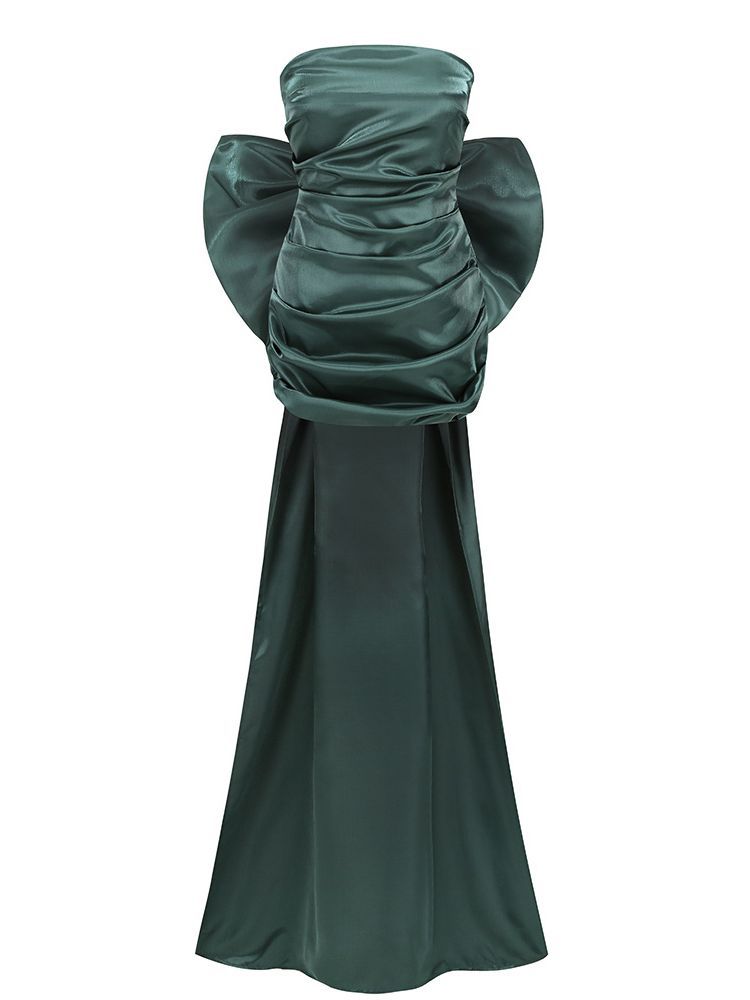 Women's Fashion Detachable Large Bow Dress aclosy