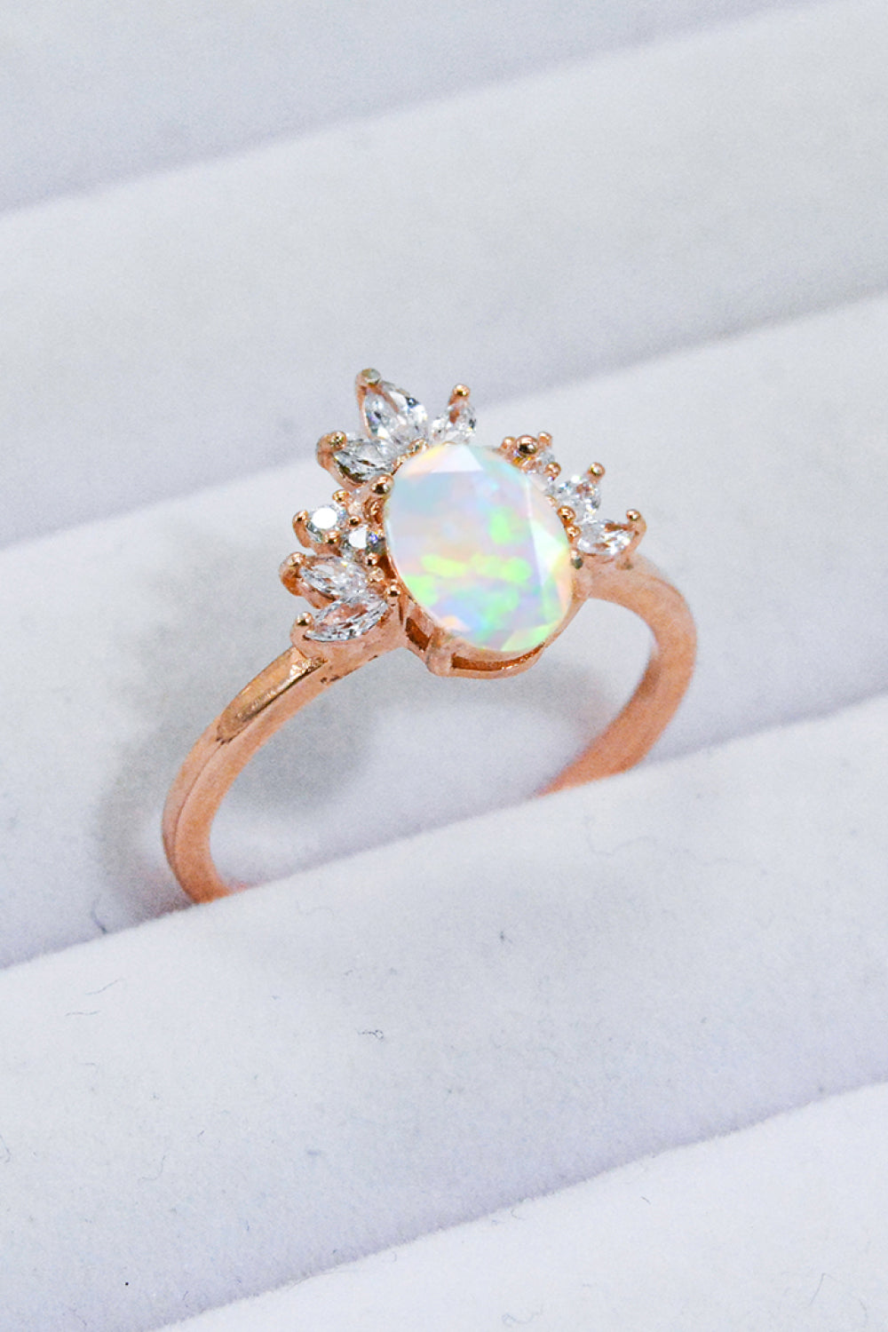 Best Of Me 925 Sterling Silver Opal Ring Trendsi