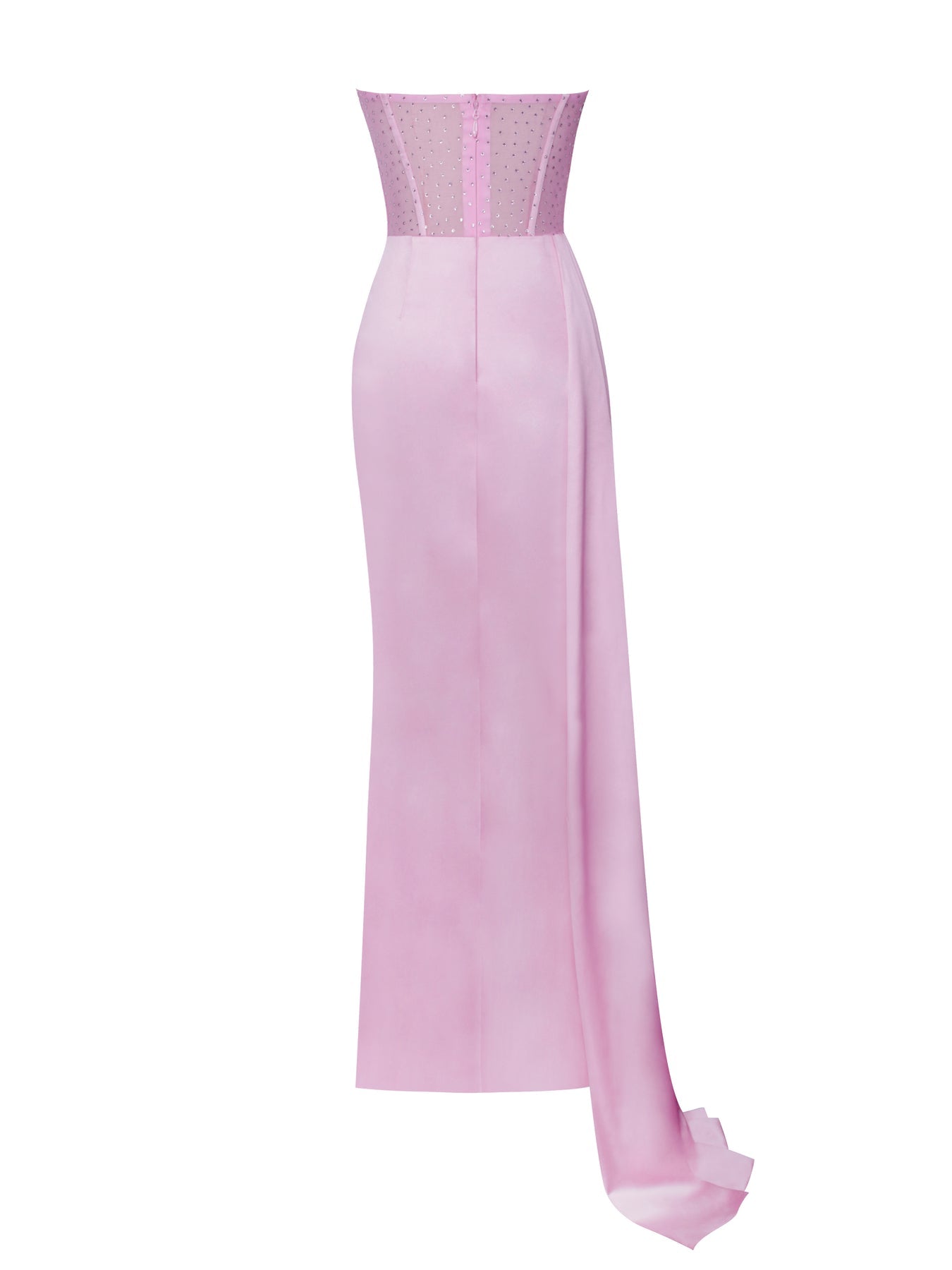 Long Evening Dress With Bra And Diamond Ironing Aclosy