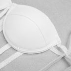 Yarn Long Sleeve Party Wedding Toast Small Dress aclosy