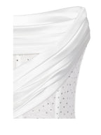 Long Evening Dress With Bra And Diamond Ironing Aclosy