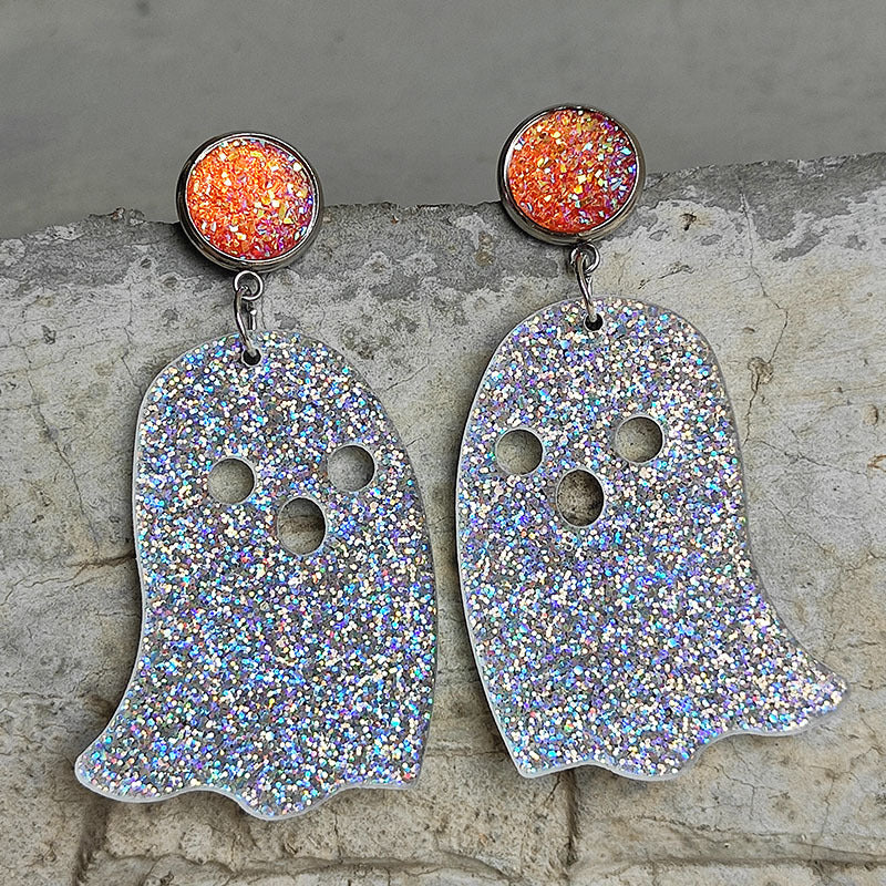 Ghost Shape Acrylic Dangle Earrings Trendsi