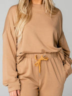 Distressed Sweatshirt and Joggers Set Trendsi