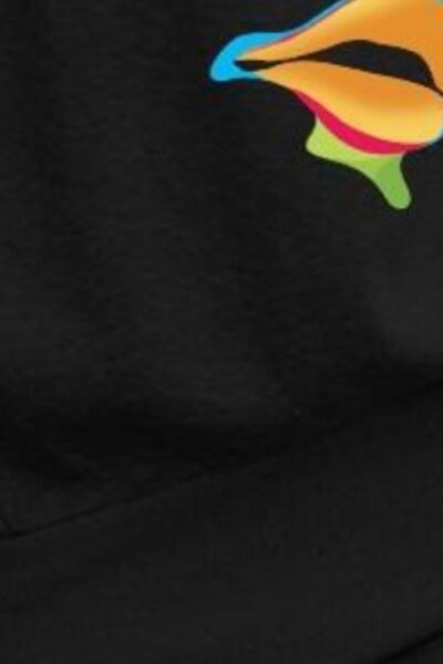 Printed Turtleneck Long Sleeve Mini Dress Trendsi