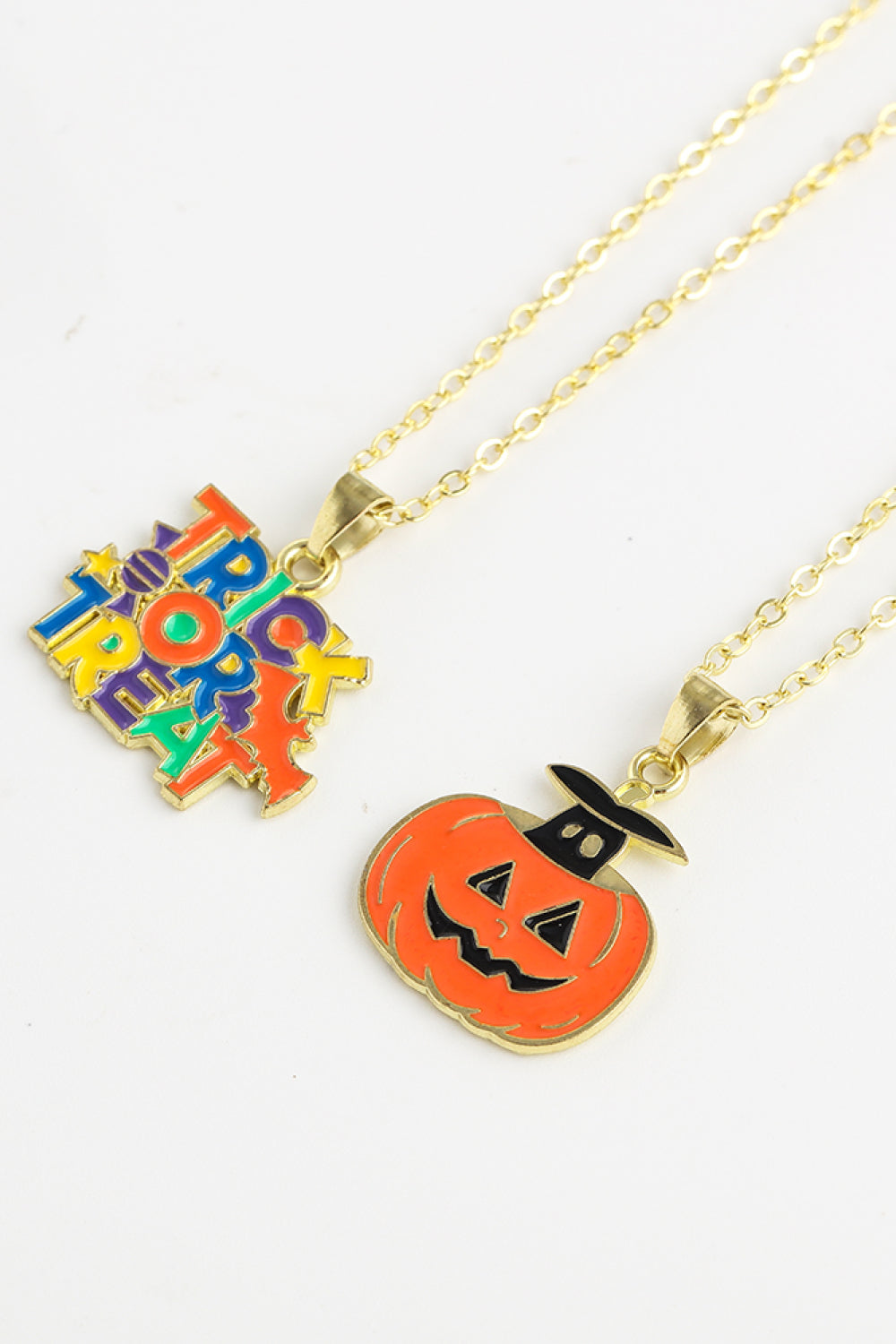 Two-Piece Halloween Theme Necklace Set Trendsi
