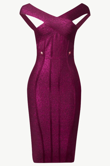 glitter bandage dress 1 of 1 :Bossy Tiara Glitter Bandage Maxi Dress