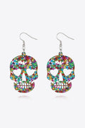 Acrylic Skull Drop Earrings Trendsi