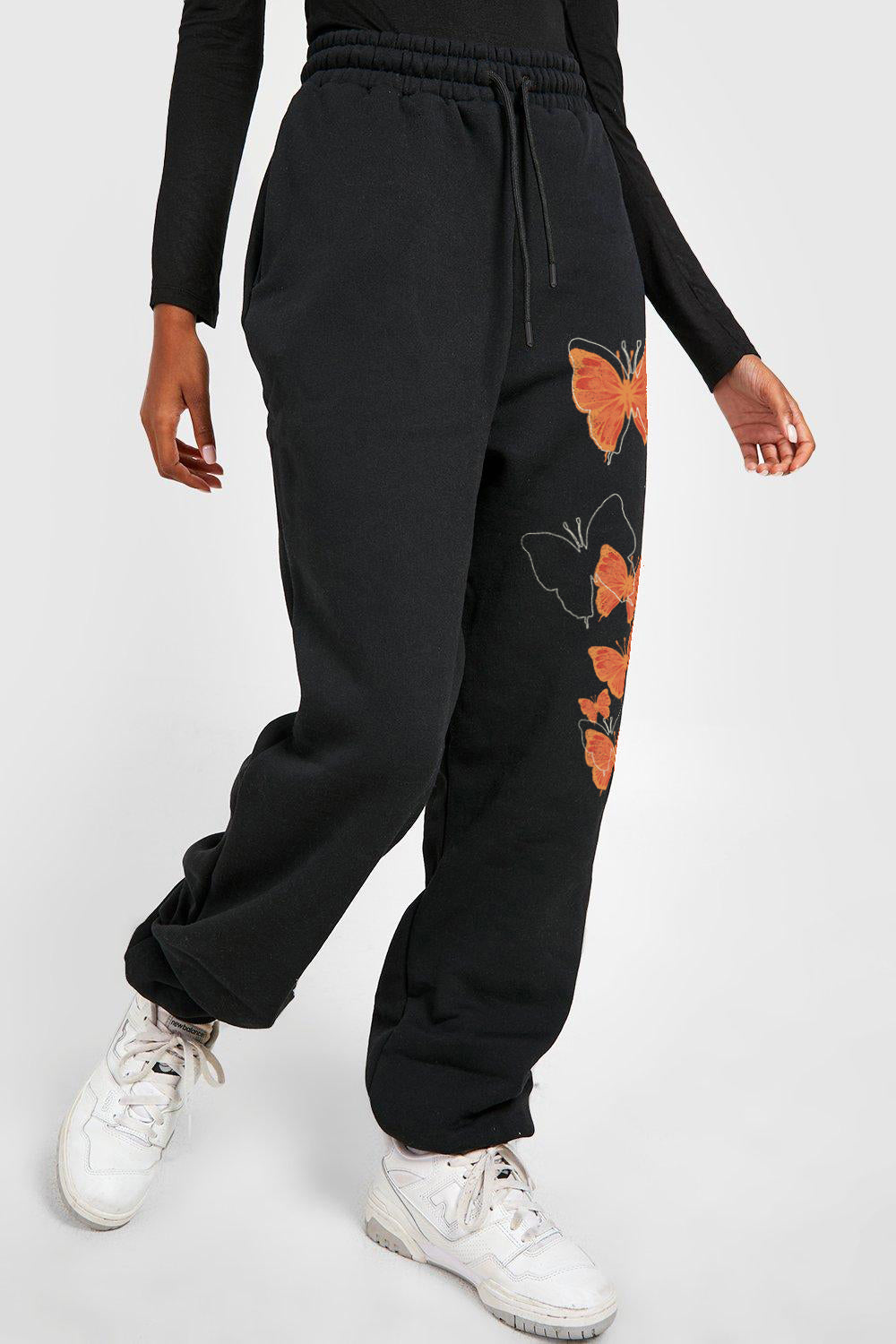 Simply Love Full Size Butterfly Graphic Sweatpants Trendsi