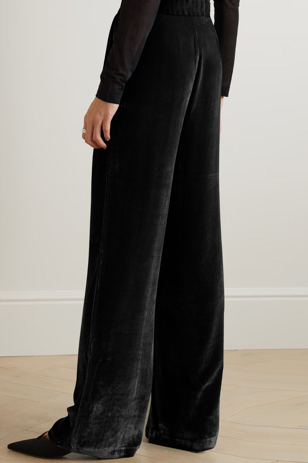 Double Take Loose Fit High Waist Long Pants with Pockets Trendsi