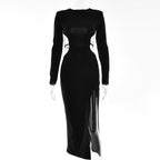 Guest High Split Long Dress aclosy