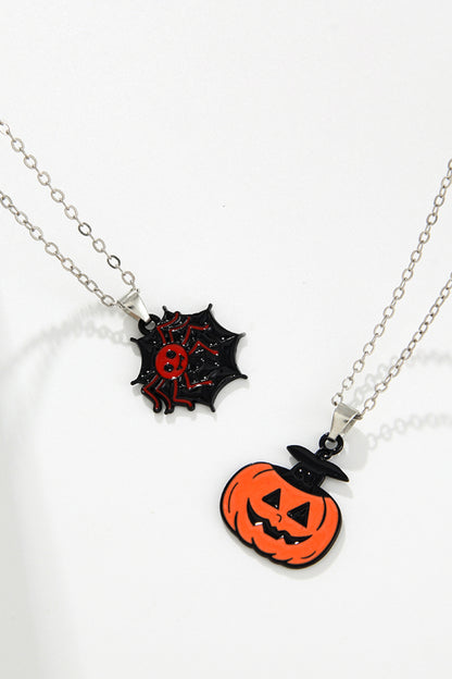 Two-Piece Halloween Theme Necklace Set Trendsi