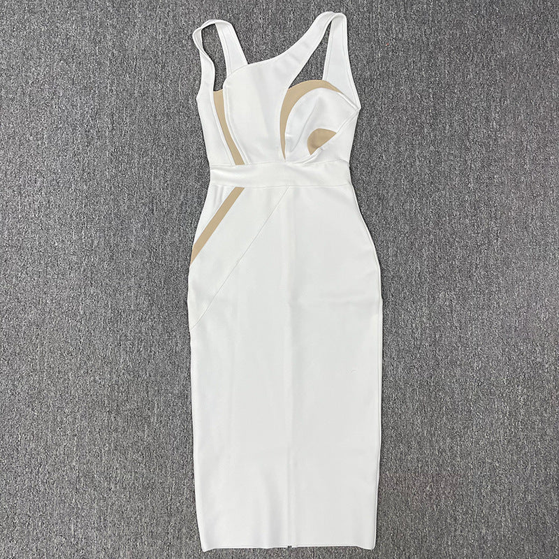 Alyia Mesh Bandage Dress aclosy