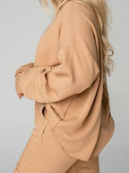 Distressed Sweatshirt and Joggers Set Trendsi