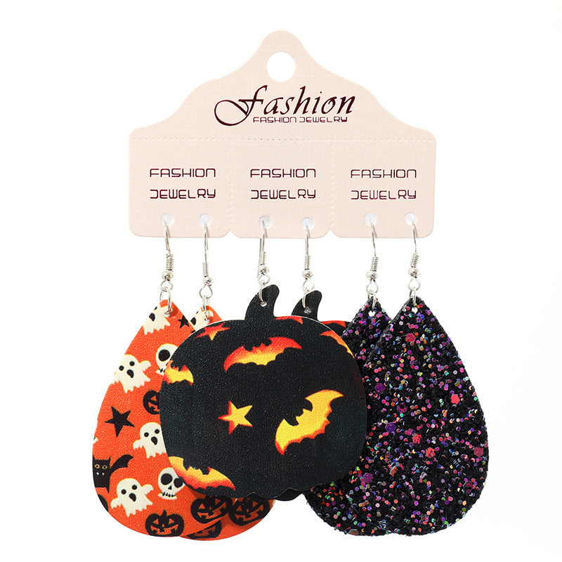 Teardrop Shape Halloween Theme Dangle Earrings Trendsi