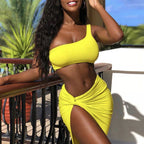 Slim vest split skirt ACLOSY