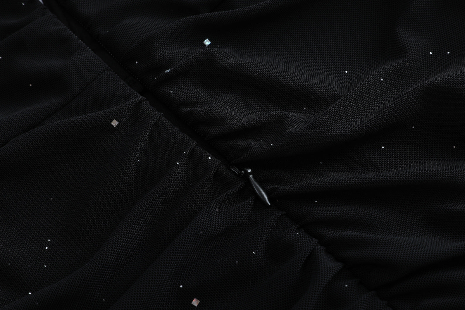 French Hepburn Long Sleeve Deep V Dress aclosy