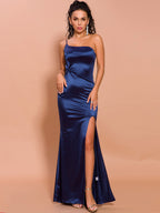 Ladies long dress with slits Aclosy