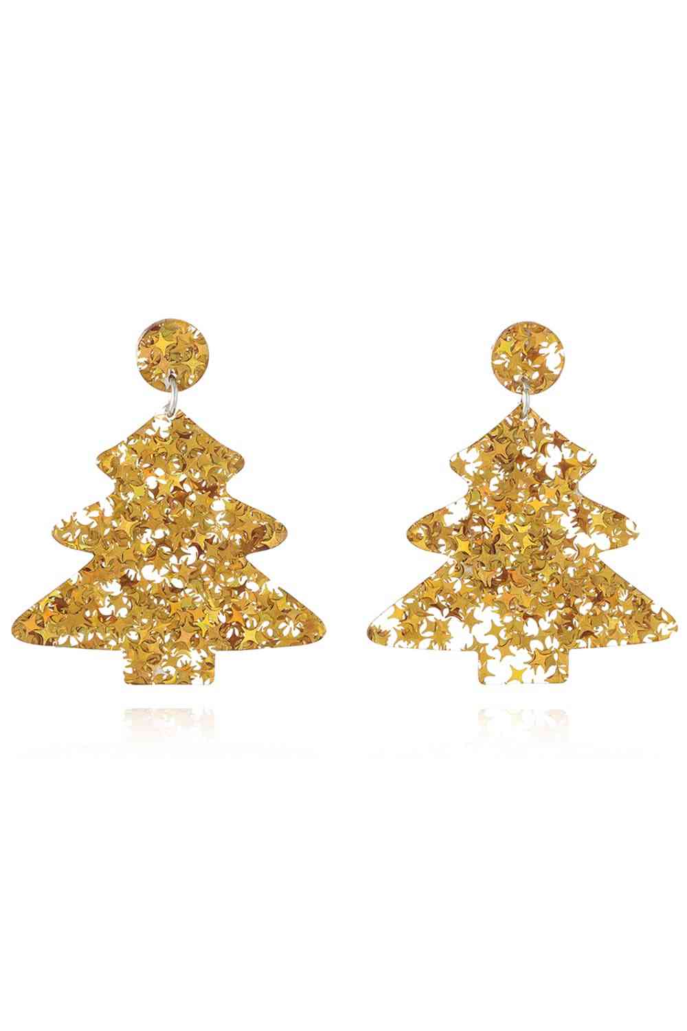 Christmas Tree Acrylic Earrings Trendsi