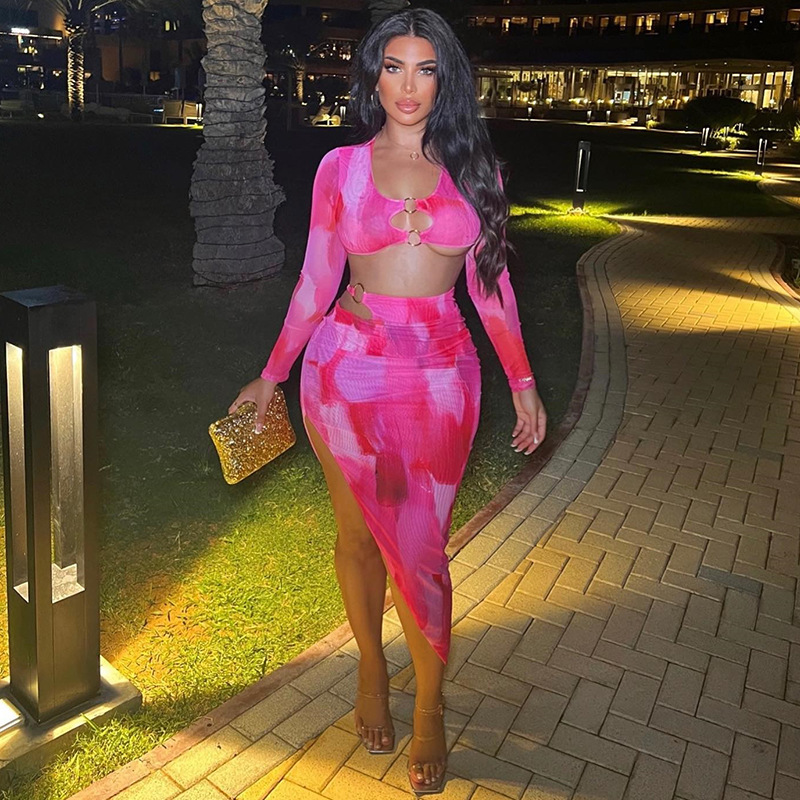 Two-piece Suit-Pink aclosy