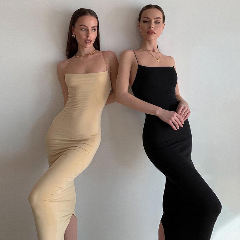 Aylia Slim Fit Slit Dress aclosy