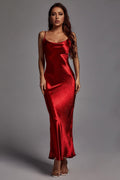 Satin dress aclosy