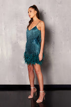 LOTTIE TEAL DRESS aclosy