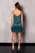 LOTTIE TEAL DRESS aclosy