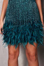 LOTTIE TEAL DRESS aclosy