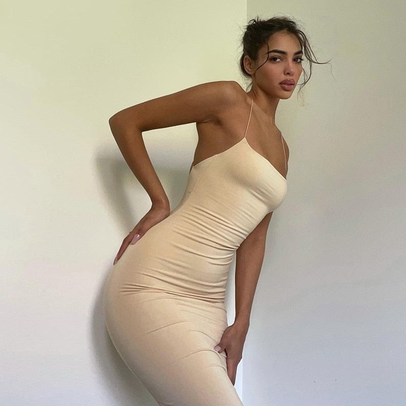 Aylia Slim Fit Slit Dress aclosy