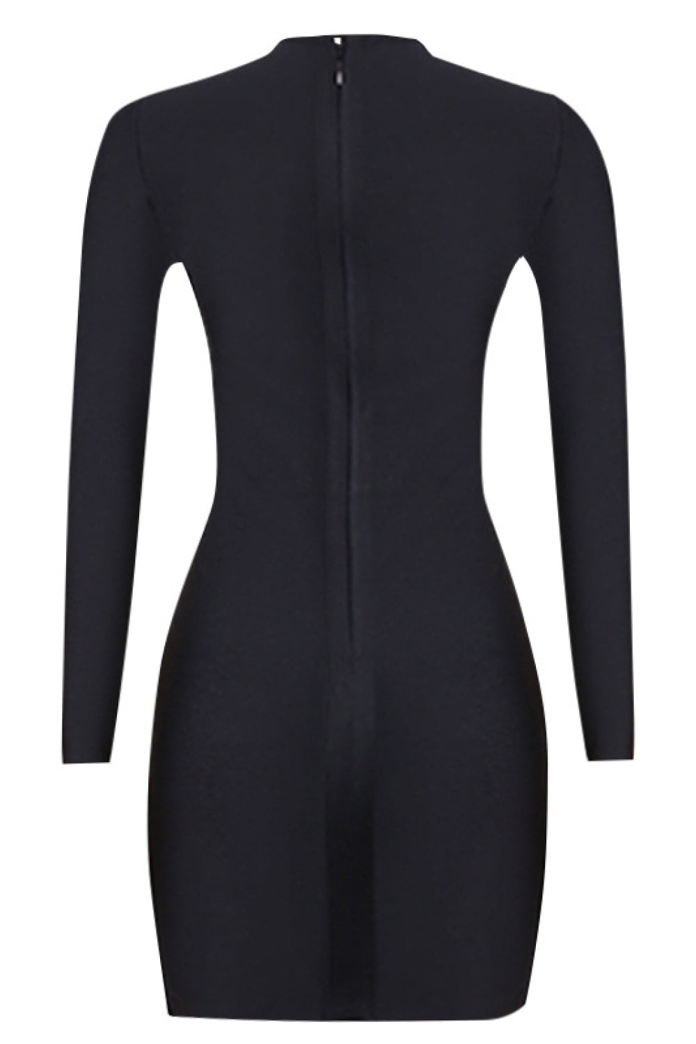 Elite V Neck Mesh Mini Dress Set-White Trendsi