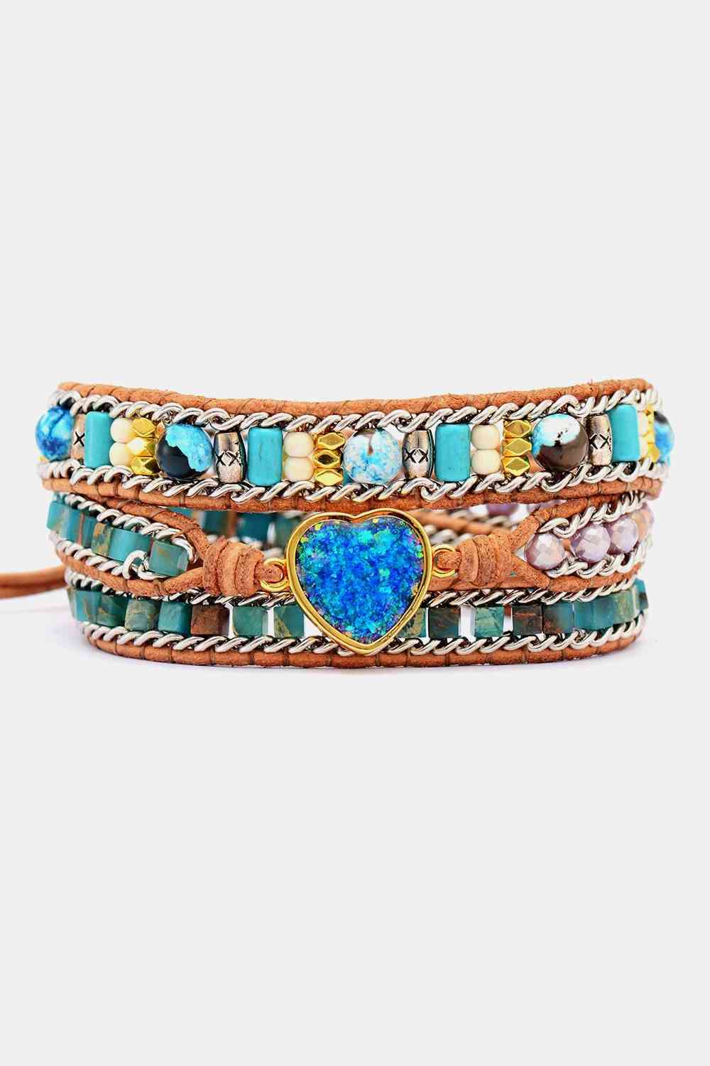 Heart Layered Bracelet Trendsi