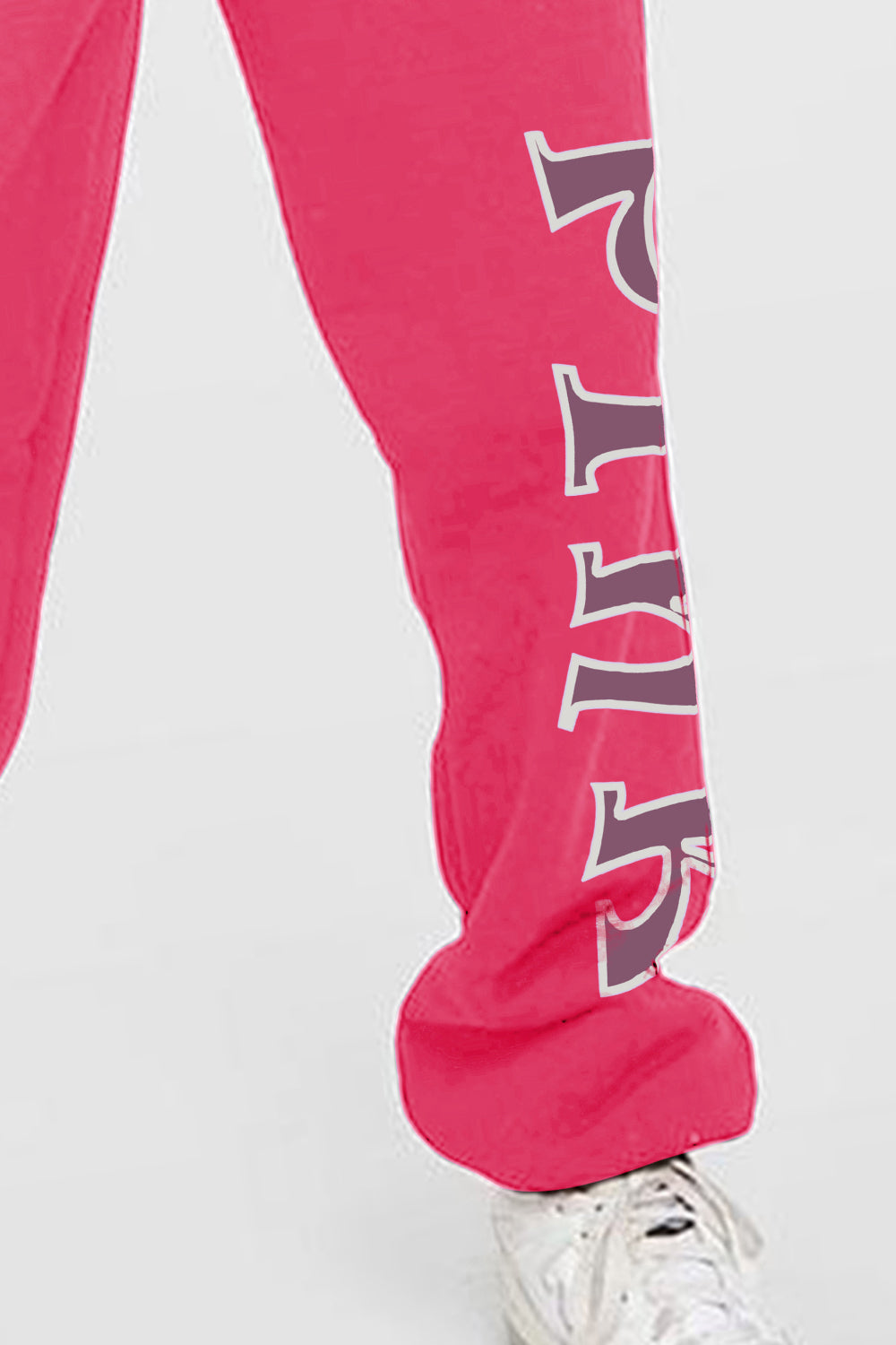 Simply Love Full Size PINK Graphic Sweatpants Trendsi