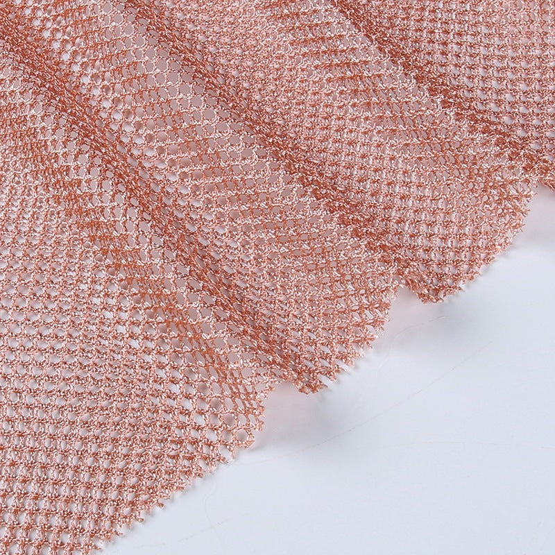 Mesh Feather Party Dress aclosy