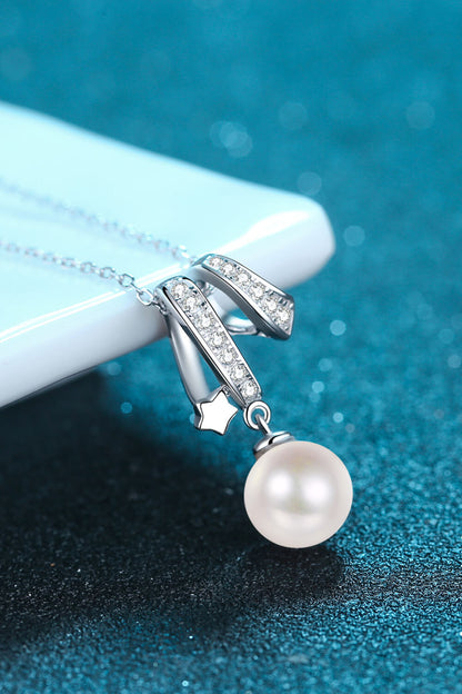 Give You A Chance Pearl Pendant Chain Necklace Trendsi